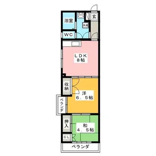 瀬沼ビル【3階】の間取り