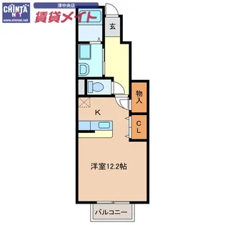 ネネムの森 A棟【1階】の間取り