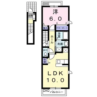 プリムローズ【2階】の間取り