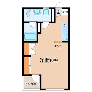 シングルパラード24【3階】の間取り