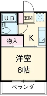 エーデルワイス【1階】の間取り