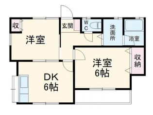 ハイブリッジハイム【2階】の間取り