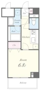 フェリシテオーヴィラージュ【4階】の間取り