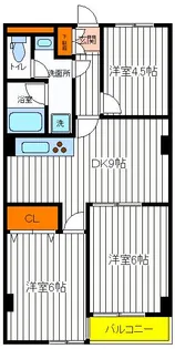 東京都立川市富士見町2【マンション】の間取り