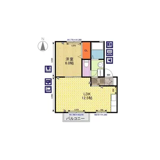 みのしま荘【1階】の間取り