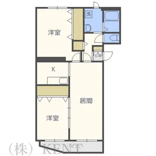 2条ハイツ【3階】の間取り