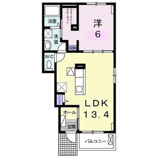 エルムハウスII【1階】の間取り