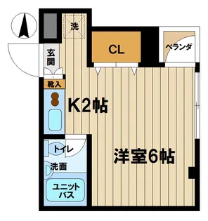 グランメール・ミヤ【2階】の間取り
