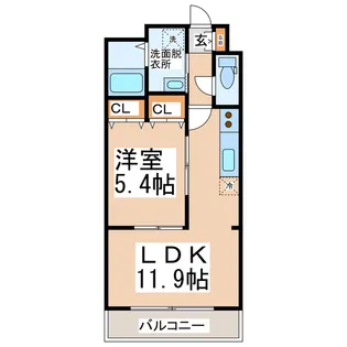 NandE光の森【3階】の間取り