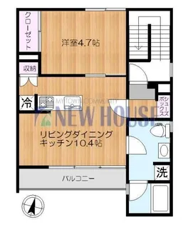 新神楽坂K【4階】の間取り