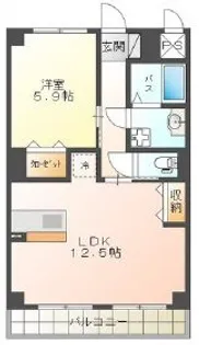 サン アルチェ A【3階】の間取り