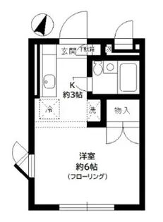 東京都練馬区中村南3【アパート】の間取り