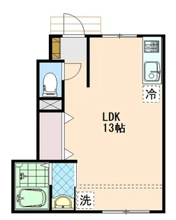 LIVRE通町【1階】の間取り