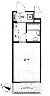 スカイコート鶴見第4【4階】の間取り