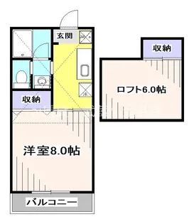 ブランドール冨士II【2階】の間取り
