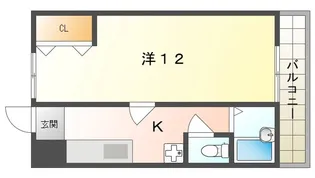 レジデンストモエ【3階】の間取り