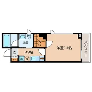 グラストーンズ【3階】の間取り