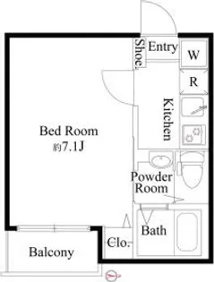 ソレイユ糀谷【2階】の間取り