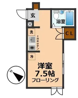 プラムシャンブル【1階】の間取り