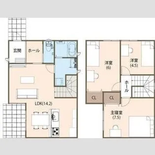 和歌山県和歌山市西庄【一戸建】の間取り