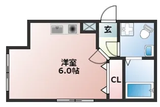 ハイグローブ東十条【4階】の間取り