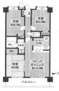 (仮称)本厚木マンション【2階】の間取り