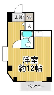 1Rの間取り画像