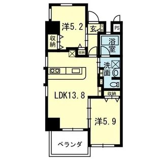 CEDAR(シーダー)【3階】の間取り