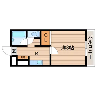 インフィニティみずほ台【2階】の間取り