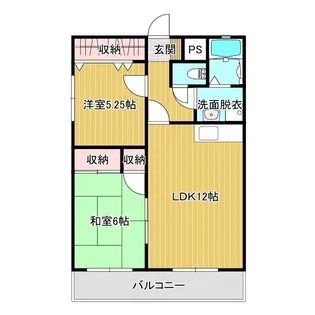 サウスレイク【1階】の間取り