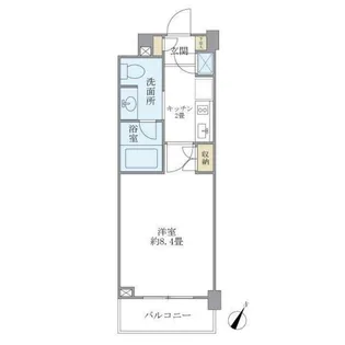 プレミアコート桜台【5階】の間取り
