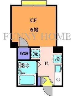 東京都世田谷区若林1【マンション】の間取り