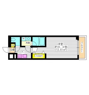 東京都中野区江原町1【マンション】の間取り