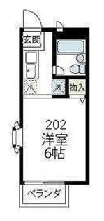 クレセントA【2階】の間取り