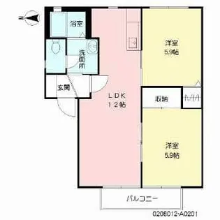 プレステージ華里 I【2階】の間取り