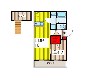 f-cube V【3階】の間取り