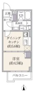 サンコート芝公園【4階】の間取り