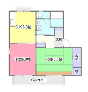 セルフィーユ【2階】の間取り