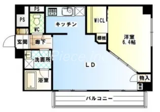 第2パレス東洋【5階】の間取り