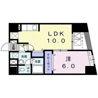 ヒラキ門前仲町【7階】の間取り