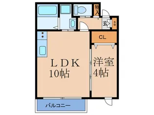 ル・ヴァンヴェール【2階】の間取り