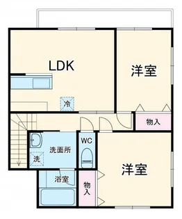 シャルール【2階】の間取り