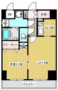 エスポワール錦【9階】の間取り