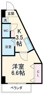 アスタリスク日吉【2階】の間取り