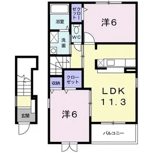 Liverty dream VII【2階】の間取り
