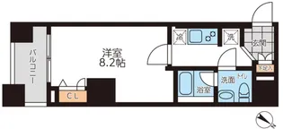 東京都文京区本駒込5【マンション】の間取り