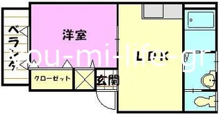 メモリア平塚【1階】の間取り