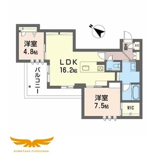 シャーメゾン 新屋敷 Premium【3階】の間取り