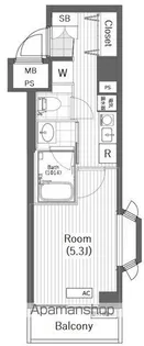 東京都練馬区立野町【マンション】の間取り