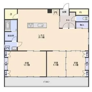 菊地ビル【9階】の間取り